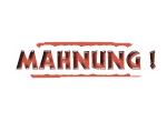 Mahnung